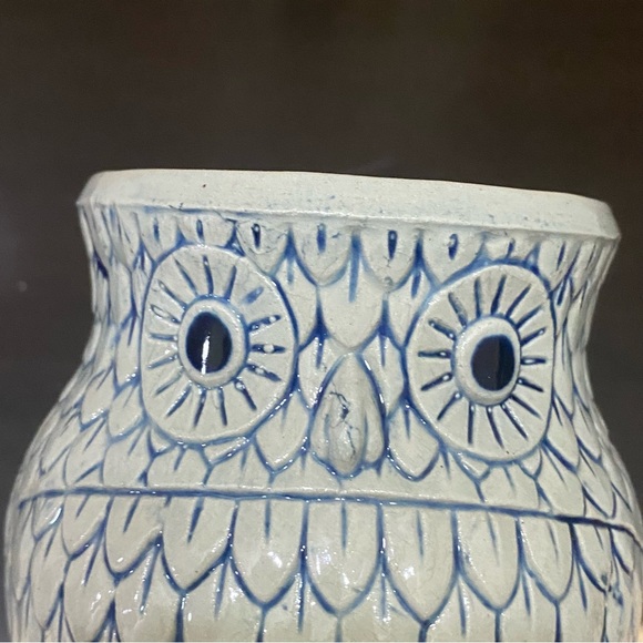 Vintage Handarbeit KAUZEN BIER Stoneware 7” Mug Beer Stein Owl Mug - Picture 12 of 16